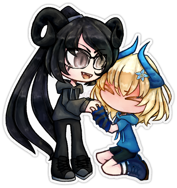Cyril x Lazarin Chibi